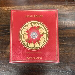 Layali Rouge Concentrated Perfume Oil by Swiss Arabian - Red & Gold Box